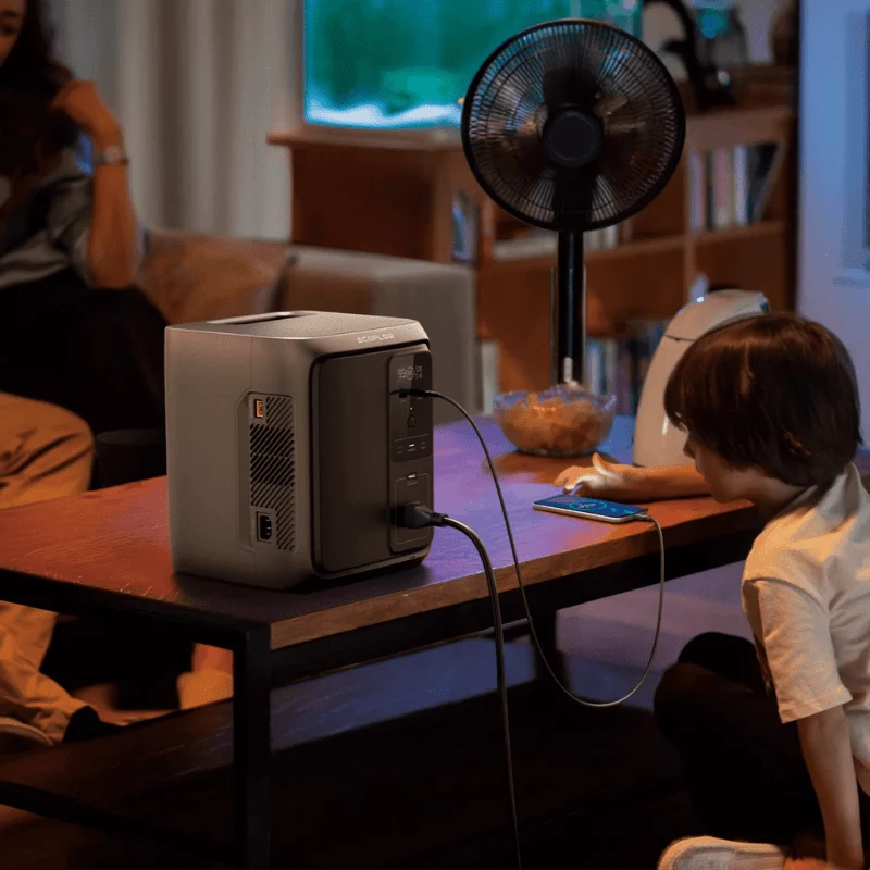 EcoFlow DELTA 3 1000 Air | Estación de energía portátil de 960 Wh | Respaldo SAI (UPS) de 10 ms | Salida de CA de 500 W + X-Boost de 1000 W | Carga rápida solar y por CA — foto 2 de 3